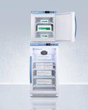 Summit - Performance Series Pharma-Vac stacked vaccine refrigerator/freezer combination - ARG31PVBIADA-AFZ1PVSTACK