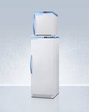 Summit - 24" Wide Performance Series All-Refrigerator/All-Freezer Combination - ARS12PV-AFZ1PVSTACK