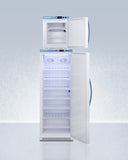 Summit - 24" Wide Performance Series All-Refrigerator/All-Freezer Combination - ARS12PV-AFZ1PVSTACK