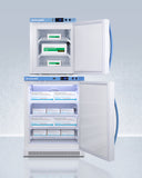 Summit - 24" Wide Performance Series All-Refrigerator/All-Freezer Combination - ARS6PV-AFZ1PVSTACK