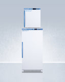 Summit - 24" Wide Performance Series All-Refrigerator/All-Freezer Combination - ARS8PV-AFZ1PVSTACK