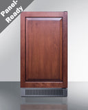 Summit - 18" wide outdoor clear icemaker in ADA height - BIM182OSADAIF