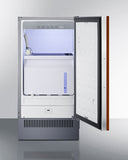 Summit - 18" wide outdoor clear icemaker - BIM182IF
