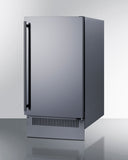 Summit - 18" wide clear icemaker for outdoor use - BIM182OS