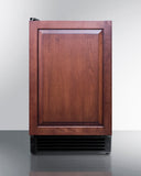 Summit - Drain-free manual defrost built-in icemaker with panel-ready door - BIM26IF