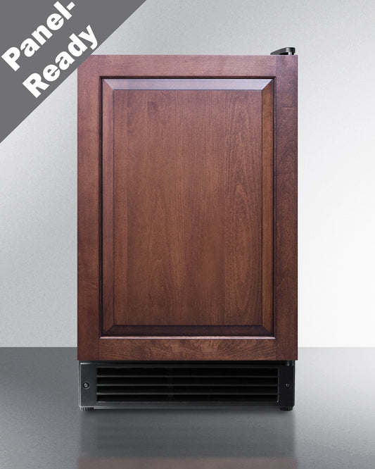 Summit - Drain-free manual defrost built-in icemaker with panel-ready door - BIM26IF