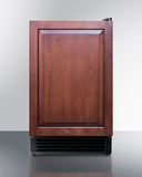 Summit - Drain-free manual defrost built-in icemaker with panel-ready door - BIM26IF
