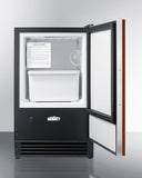 Summit - Drain-free manual defrost built-in icemaker with panel-ready door - BIM26IF
