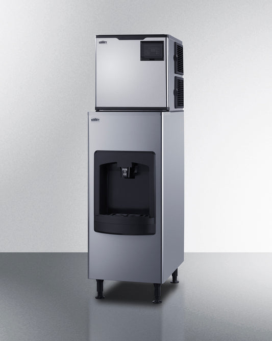 Summit - 350 lb. Commercial Ice Machine With Ice Dispenser - BIM350KDISP