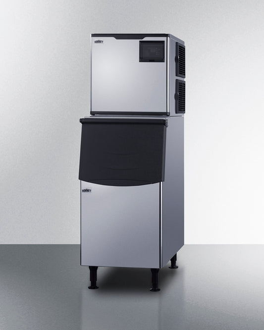 Summit - 350 lb. Commercial Ice Machine With Stainless Steel Bin - BIM352KBIN