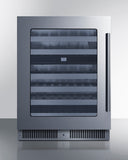 Summit - 24" wide premium dual zone undercounter wine cellar - CL244WC2