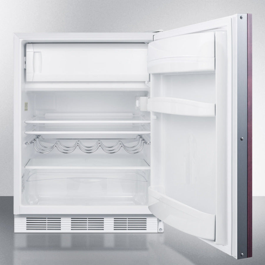 Summit - 24" Wide Refrigerator-Freezer (Panel Not Included)