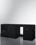 Summit - 85" Wide Casework Suite with Refrigerator and Microwave, ADA Height - CWSUITE85R