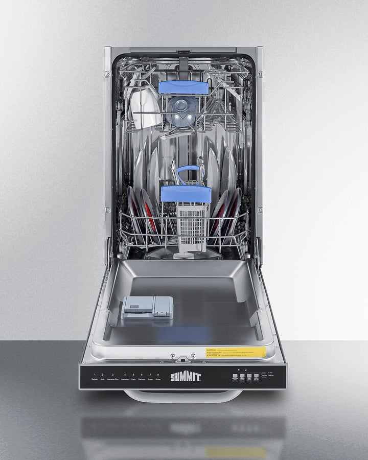Summit - 18" Wide Built-In Dishwasher, ADA Compliant - DW185SSADA