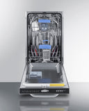Summit - 18" Wide Built-In Dishwasher, ADA Compliant - DW185SSADA