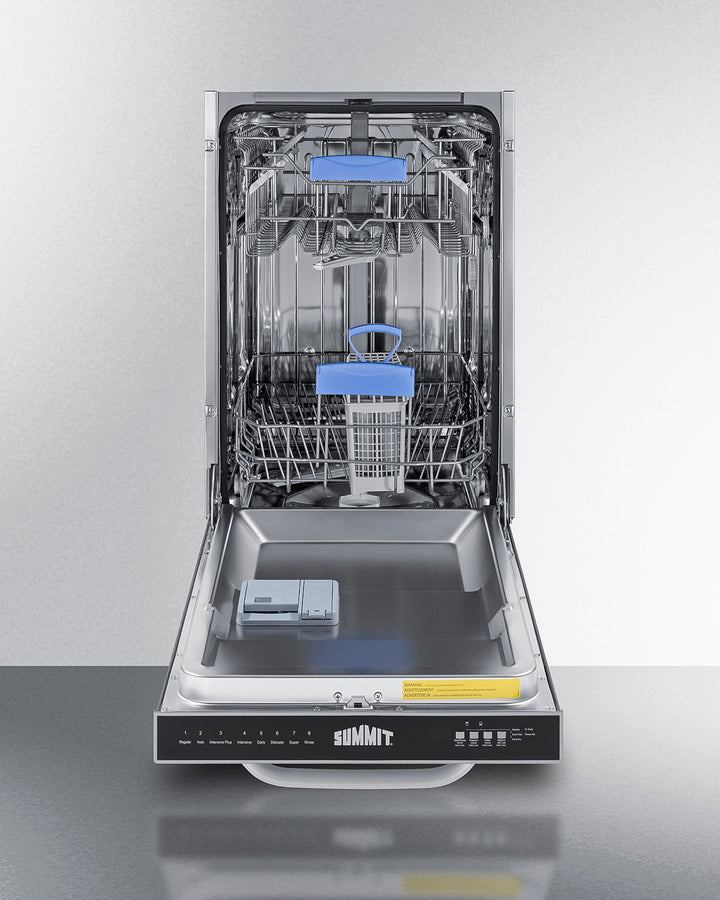 Summit - 18" Wide Built-In Dishwasher, ADA Compliant - DW185SSADA