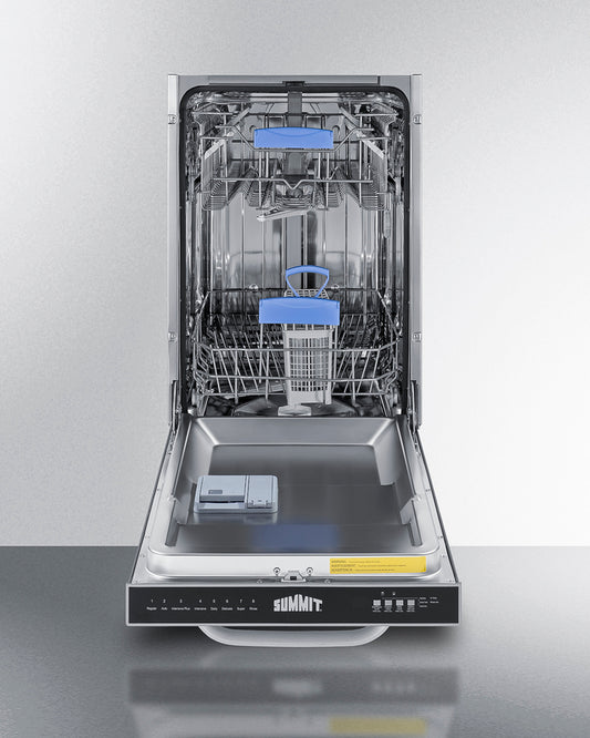 Summit - 18" Wide Built-In Dishwasher, ADA Compliant - DW185SSADA