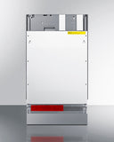 Summit - 18" wide ADA compliant fully integrated/panel-ready ENERGY STAR certified dishwasher with top controls - DW186NTADA