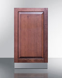 Summit - 18" wide ADA compliant fully integrated/panel-ready ENERGY STAR certified dishwasher with top controls - DW186NTADA
