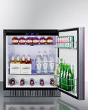 Summit - 27" Wide Built-In All-Refrigerator, ADA Compliant (Panel Not Included) - FF27BSSADAIF