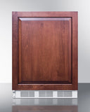 Summit - ADA compliant, undercounter all-refrigerator for residential use, auto defrost with integrated door frame for custom panel overlays and white cabinet - FF61WIFADA