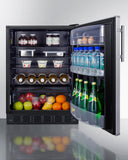 Summit - 24" Wide All-Refrigerator, ADA Compliant