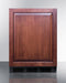 Summit - ADA compliant undercounter all-refrigerator for general purpose/commercial use, auto defrost w/integrated door frame for panels and black cabinet - FF7BKIFADA