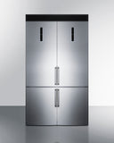 Summit - Set of FFBF181ES2 and FFBF181ES2LHD refrigerator-freezers with GRILL48B - FFBF181ES2KIT48