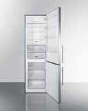 Summit - 24" Wide Bottom Freezer Refrigerator