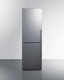 Summit - ENERGY STAR certified 24" x 24"  bottom mount refrigerator with a stainless steel look - FFBF235PL