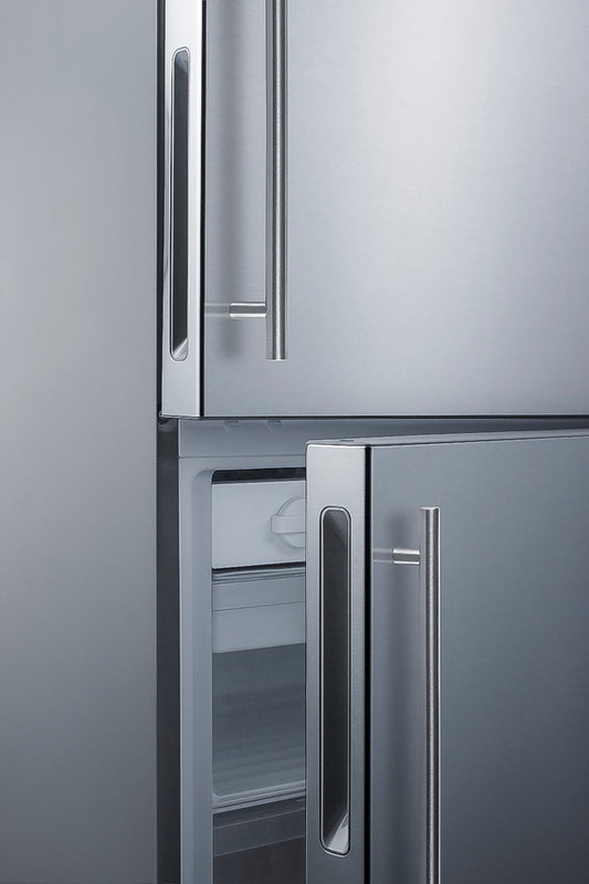 Summit - 28" Wide Bottom Freezer Refrigerator - FFBF279SSXH72