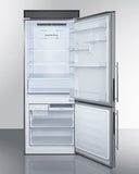 Summit - 28" Wide Bottom Freezer Refrigerator - FFBF279SSXH72