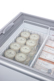 Summit - Ice cream chest freezer with glass sneeze guard (ships unassembled) - NOVA35GDC