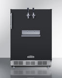 Summit - Built-in undercounter front tap coffee kegerator for commercial or home use - SBC58BFRTPCF