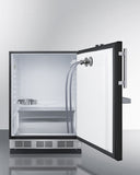 Summit - Built-in undercounter front tap coffee kegerator for commercial or home use - SBC58BFRTPCF