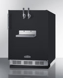 Summit - Built-in undercounter front tap coffee kegerator for commercial or home use - SBC58BFRTPCF