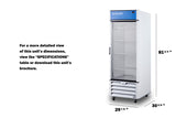 Accucold - 21 Cubic Feet Frost-Free Upright Freezer - 280.0 lbs