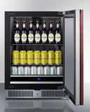 Summit - Shallow 18" deep 24" wide undercounter refrigerator - SDHR2444PNR