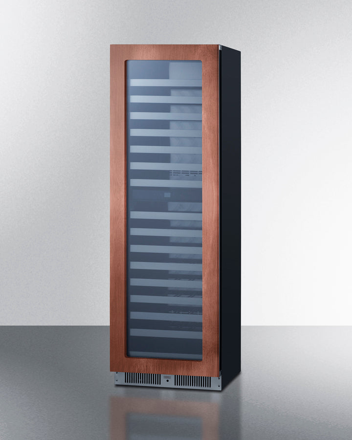 Summit - Full-size built-in 24" wide 18" deep 98-bottle dual zone wine cellar - SDHWC98PNR