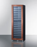 Summit - Full-size built-in 24" wide 18" deep 98-bottle dual zone wine cellar - SDHWC98PNR