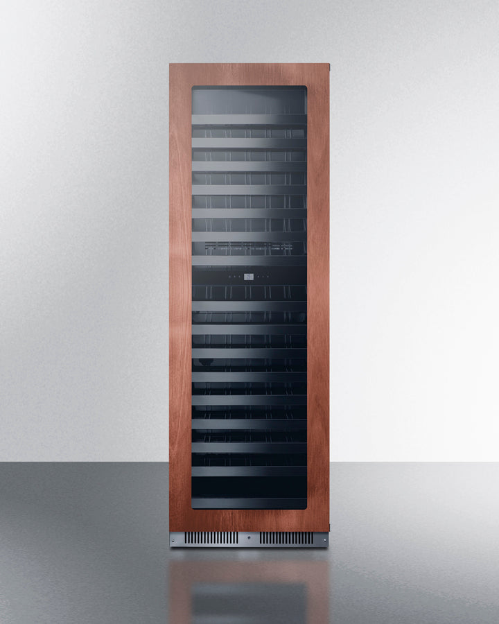 Summit - Full-size built-in 24" wide 18" deep 98-bottle dual zone wine cellar - SDHWC98PNR