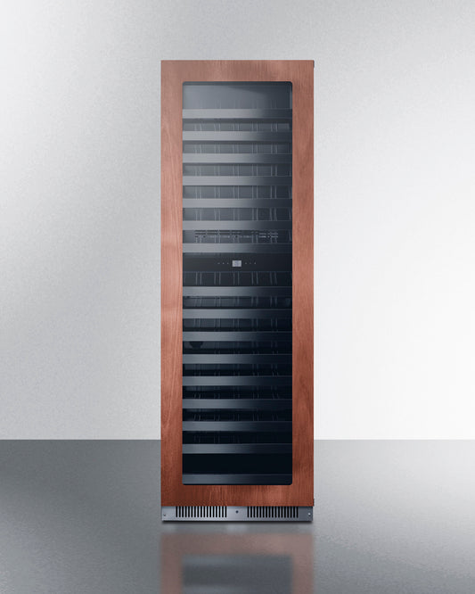 Summit - Full-size built-in 24" wide 18" deep 98-bottle dual zone wine cellar - SDHWC98PNR
