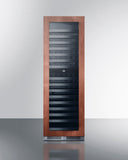 Summit - Full-size built-in 24" wide 18" deep 98-bottle dual zone wine cellar - SDHWC98PNR