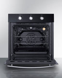 Summit - 24" Wide LP Gas Wall Oven - SGW242BKLP