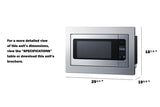 Summit - 30" Wide Built-In Microwave (Trim Kit Included)