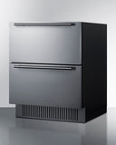 Summit - 27" Wide 2-Drawer All-Refrigerator - SPR275OS2D