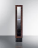 Summit - 6" wide built-in undercounter wine cellar with panel-ready door trim - SWC007H34PNR