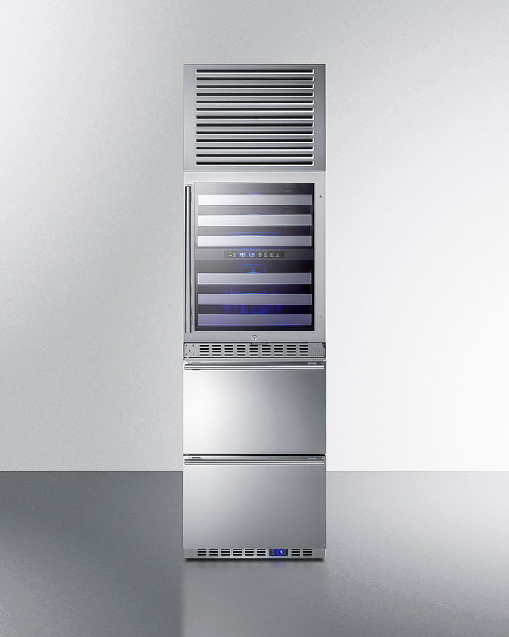 Summit - Decorative Refrigerator Grill - SWCDTK