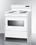 Summit - 30" Wide Electric Coil Top Range - WEM230KW