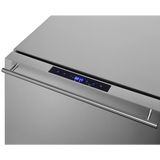 Summit - Commercially approved 24" wide built-in undercounter 2-drawer panel-ready refrigerator-freezer in stainless steel - SPRF34D7
